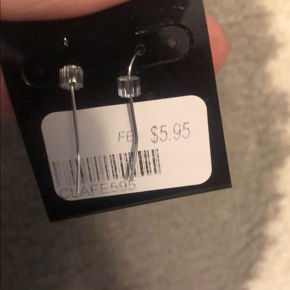 NWT Blue Gemstone Y Necklace and Earring Set - Picture 5 of 6